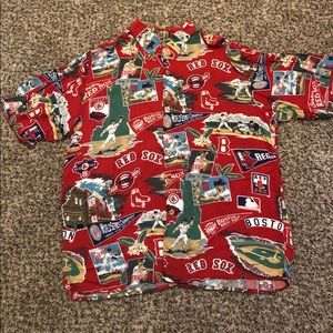 Men’s Boston Red Sox Hawaiian Shirt